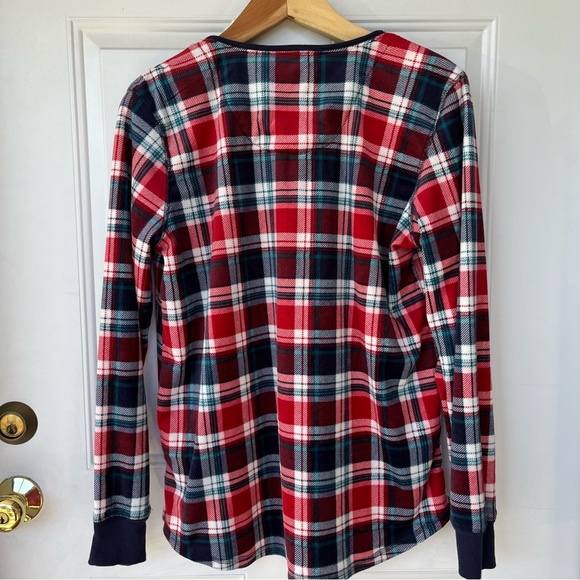•Nautica• Plaid Two-Piece Fleece Pajama Set - Size Large - Picture 6 of 12